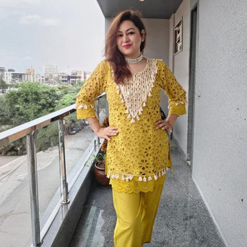 Embroidered Ethnic Coord Set