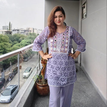 Embroidered Ethnic Coord Set