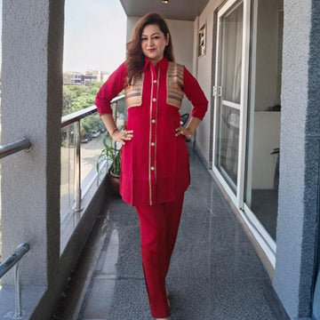 Heritage Jacquard Panel Semi-Formal Coord Set