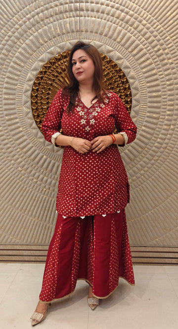 Jaipuri Kalli Coord Set