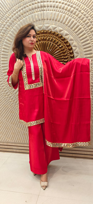 Glass Tissue Mirror Suit Set