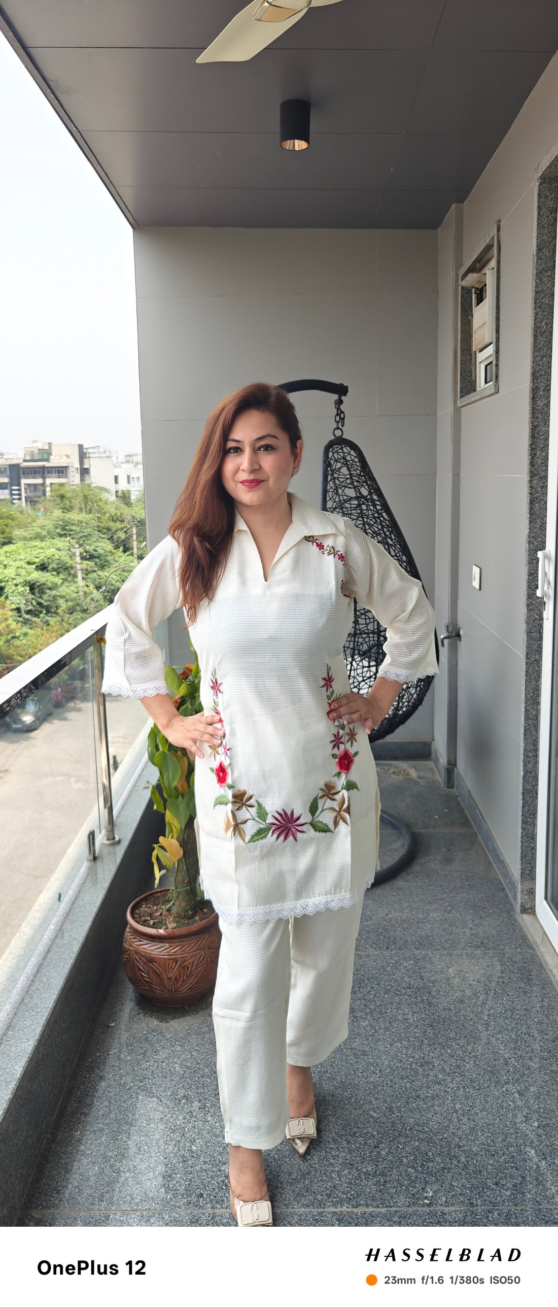 Ivory Thread Work Coord Set – Grace in Every Stitch