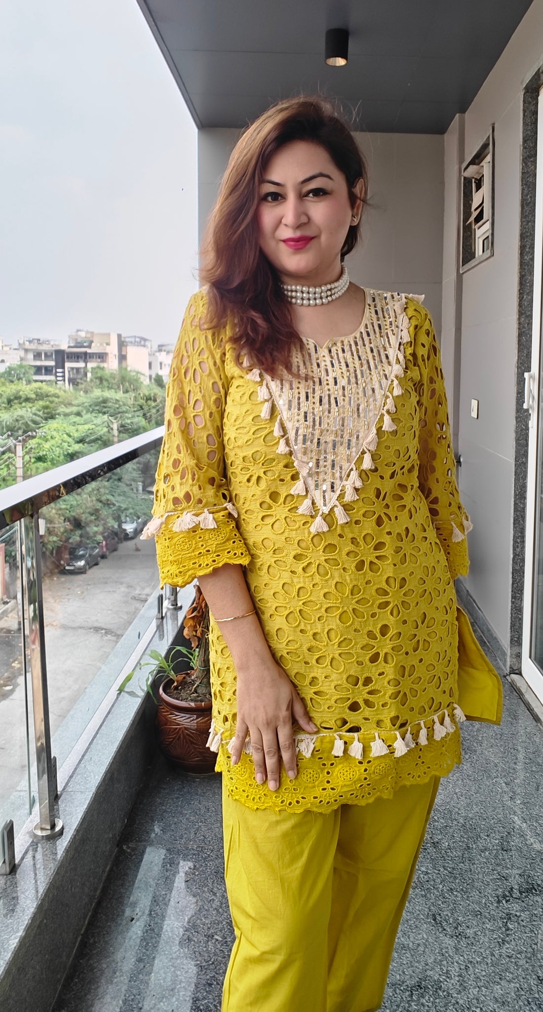 Embroidered Ethnic Coord Set