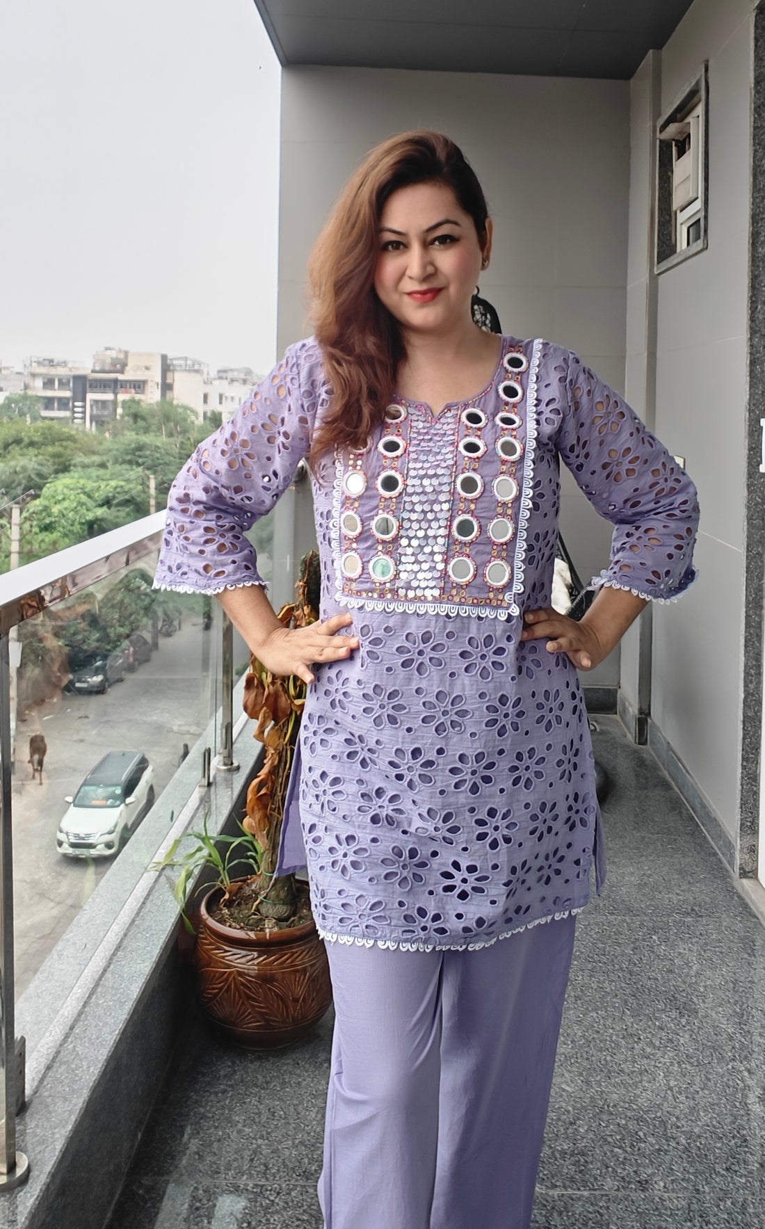 Embroidered Ethnic Coord Set