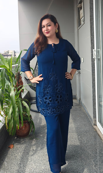Gulmohar Cutwork Coord Set