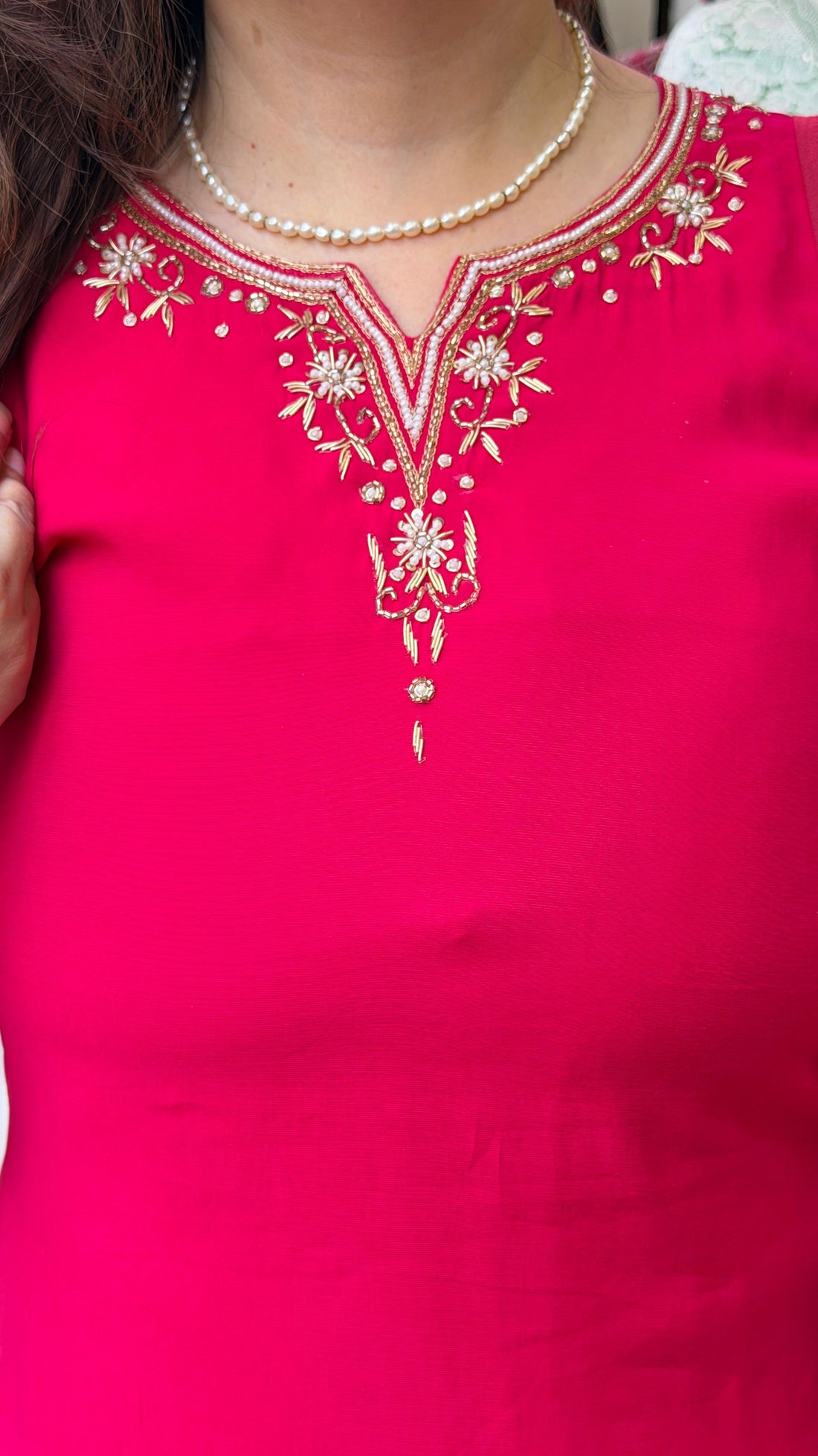 Elegant Designer Kurti Set with Printed Dupatta