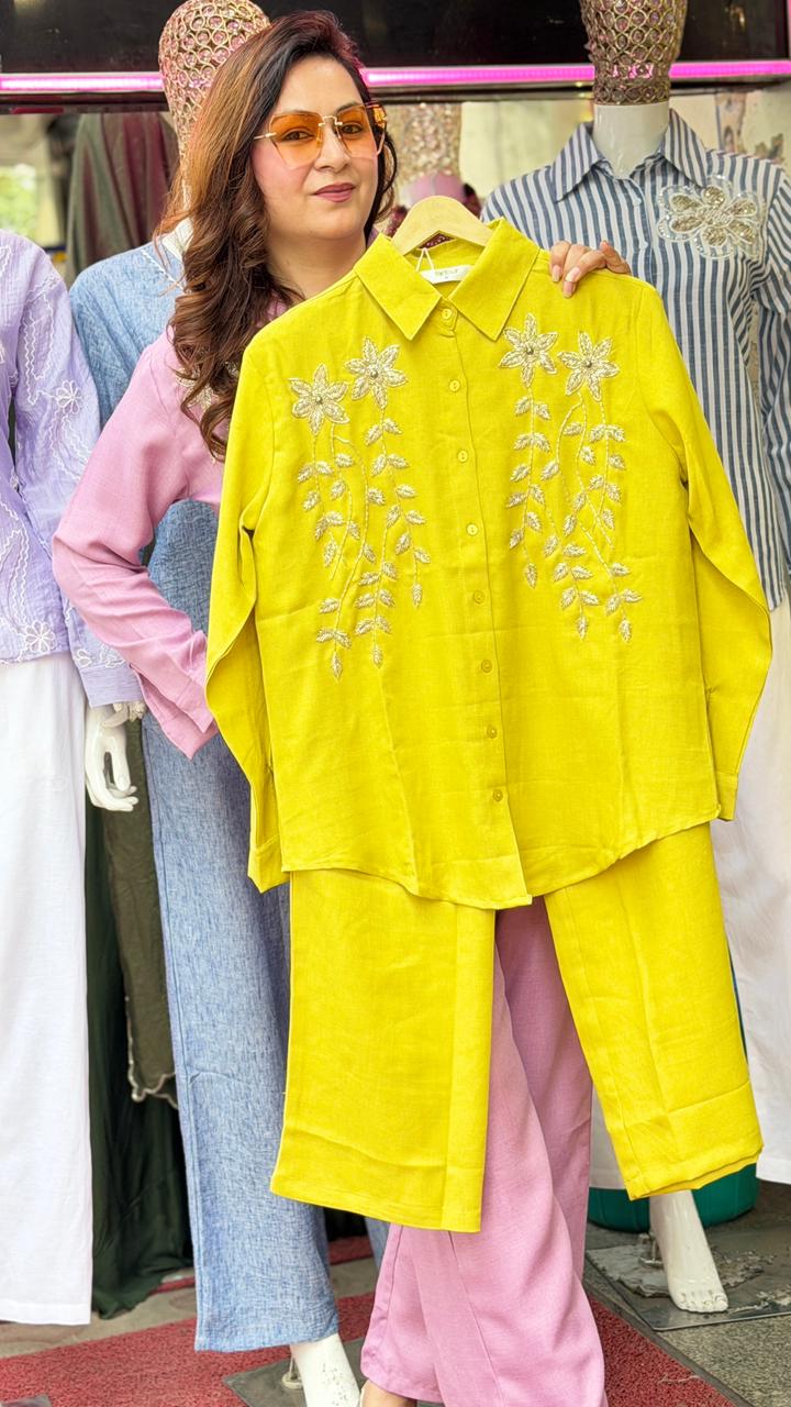 Elegant Embroidered Co-Ord Set